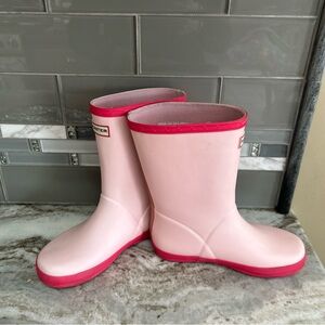 Hunter Footwear Girls child Original First ClassicRain Boot Size13 Snow Winter